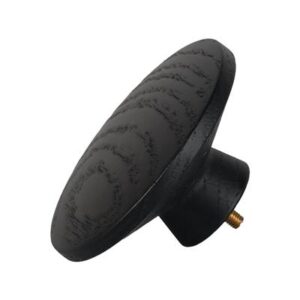 Wandpaneel Toebehoren Houten Knop Zwart